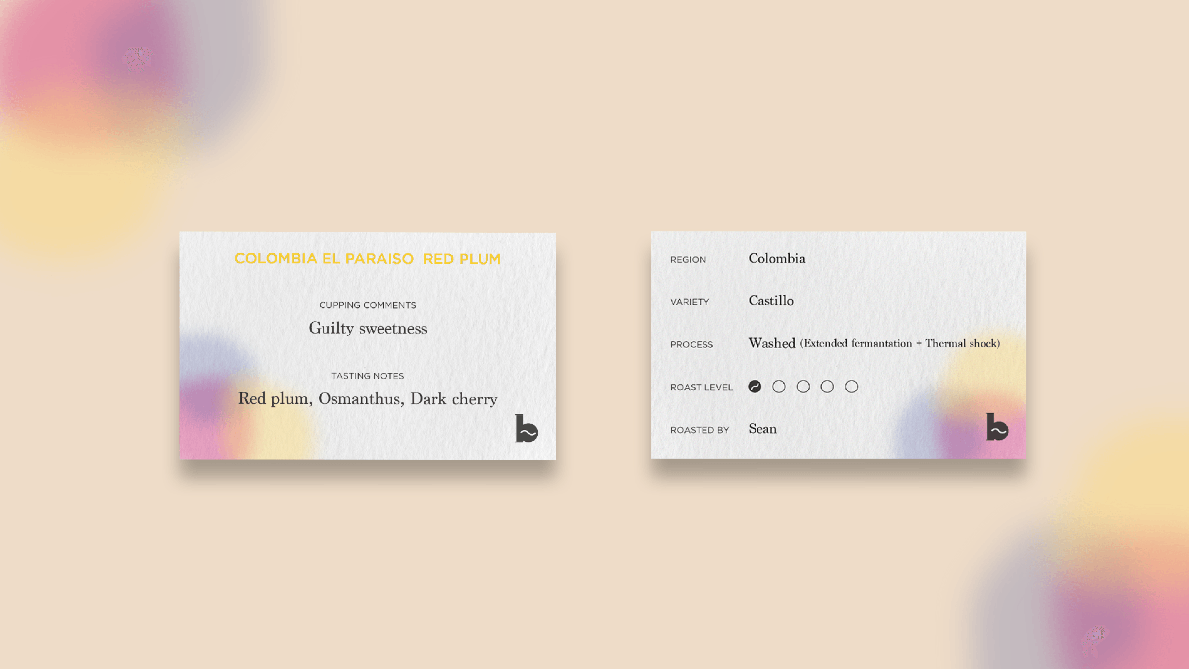 Coffee Beans Card