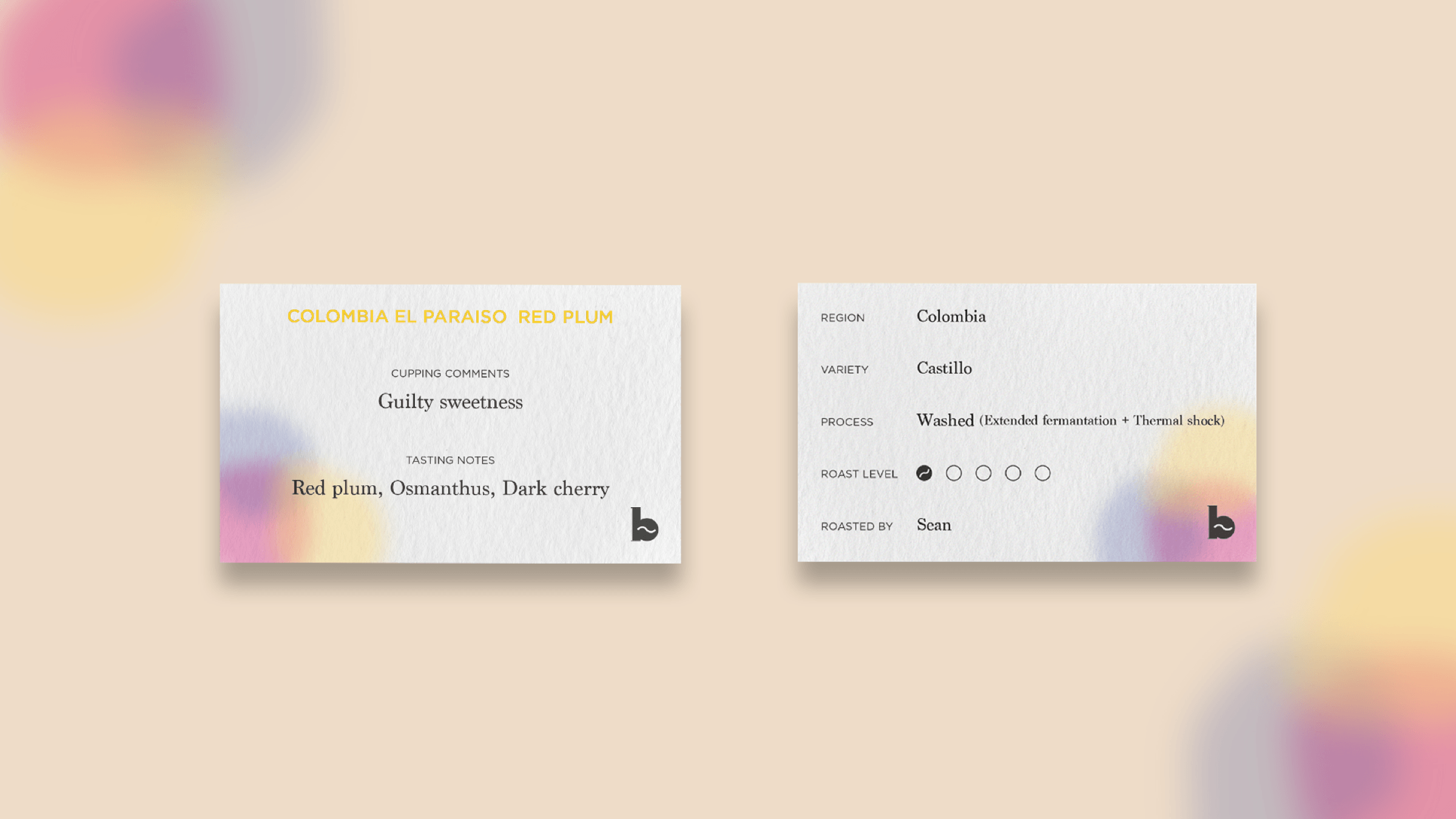 Coffee Beans Card